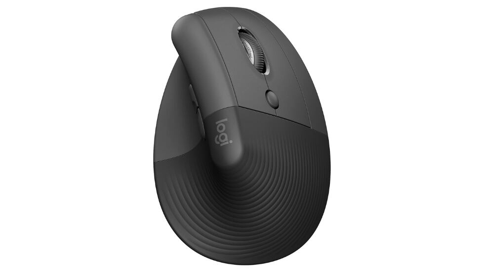 Ratón ergonómico de Logitech.
