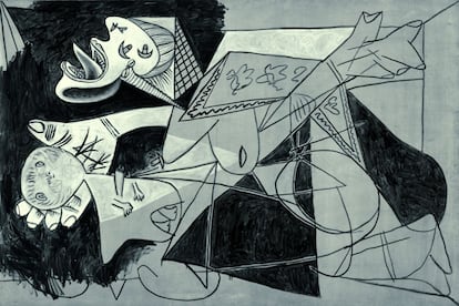 'Madre con niño muerto II', 1937