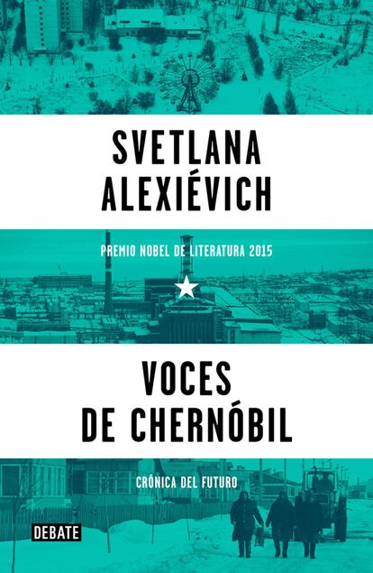 Alexiévich es una periodista bielorrusa a la que dieron el Nobel de Literatura hace dos años. Ella suele utilizar un estilo de libro documental en el que la historia se construye a partir de las historias vividas por sus entrevistados. En este caso, por testigos, familiares y supervivientes al desastre, y abarca unos quince años que presenta de una forma no cronológica. Solo las dos primeras páginas ya son un dardito en el corazón y si podéis leerlas destrangis en la librería, probablemente terminéis llorando en una esquina sonándoos los mocos con uno de Dragó.