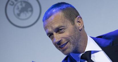 El presidente de la UEFA, Aleksander Ceferin