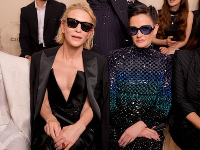 Cate Blanchett y Eva Green, en el desfile de Armani Privé.