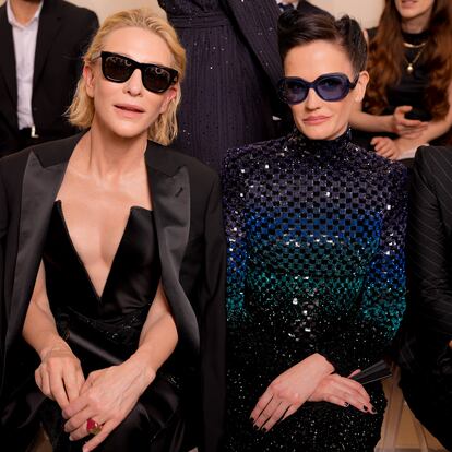 Cate Blanchett y Eva Green, en el desfile de Armani Privé.