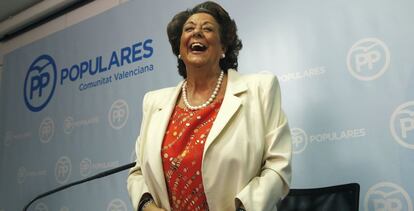 L'exalcaldessa de València i senadora Rita Barberá.
