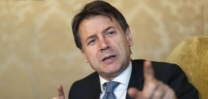 El primer ministro de Italia, Giuseppe Conte.