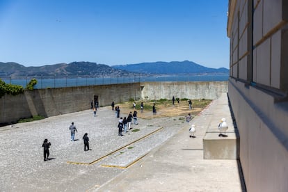 El patio de la cárcel.