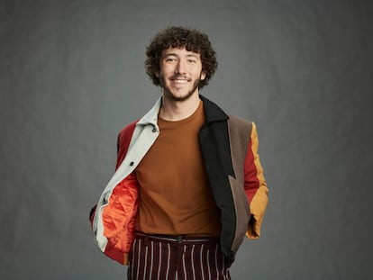 Frankie Jonas, en febrero de 2023 en una foto promocional del programa 'Claim to Fame'.