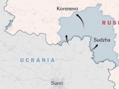 Mapas | Cómo han cambiado los frentes de guerra en Ucrania desde el comienzo de la ofensiva en Kursk