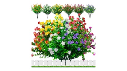 Las flores artificiales son un elemento clave para la decoración de un hogar.