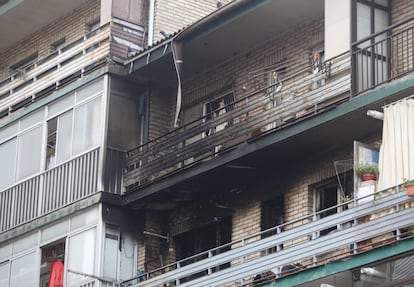 Una mujer ha fallecido en el incendio del barrio de Intxaurrondo, en San Sebastián.