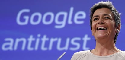 La comisaria de Competencia europea, Margrethe Vestager.