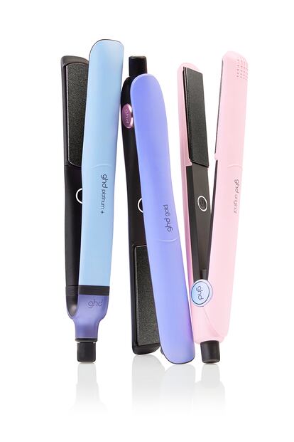 Otra edición limitada: las de las planchas Ghd que se tintan de colores pastel en su iD collection. Tanto la versión original como los modelos Gold y Platinum+.