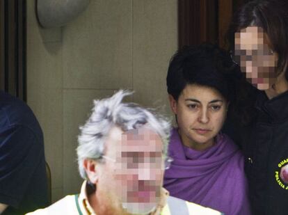 La madre de Aunta tras el registro de su piso