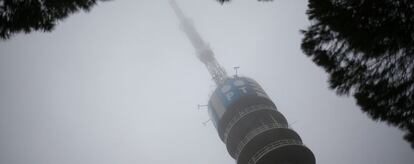 Imagen de una torre de comunicaciones de Portugal Telecom