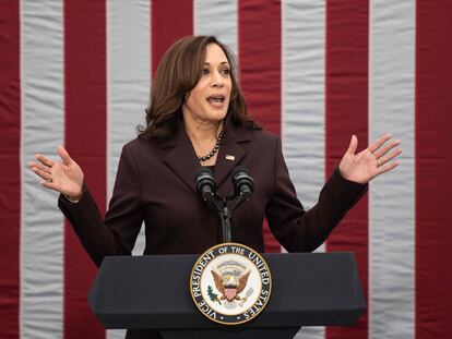 US Vice-President Kamala Harris in Washington DC on December 1.