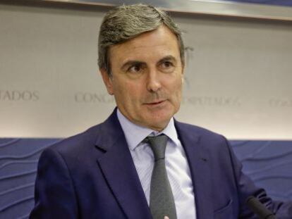 El portavoz de Economía del grupo parlamentario del PSOE, Pedro Saura.