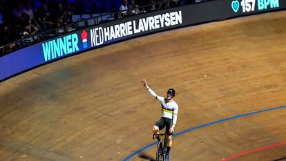 Lavreysen, ganador de velocidad y keirin.