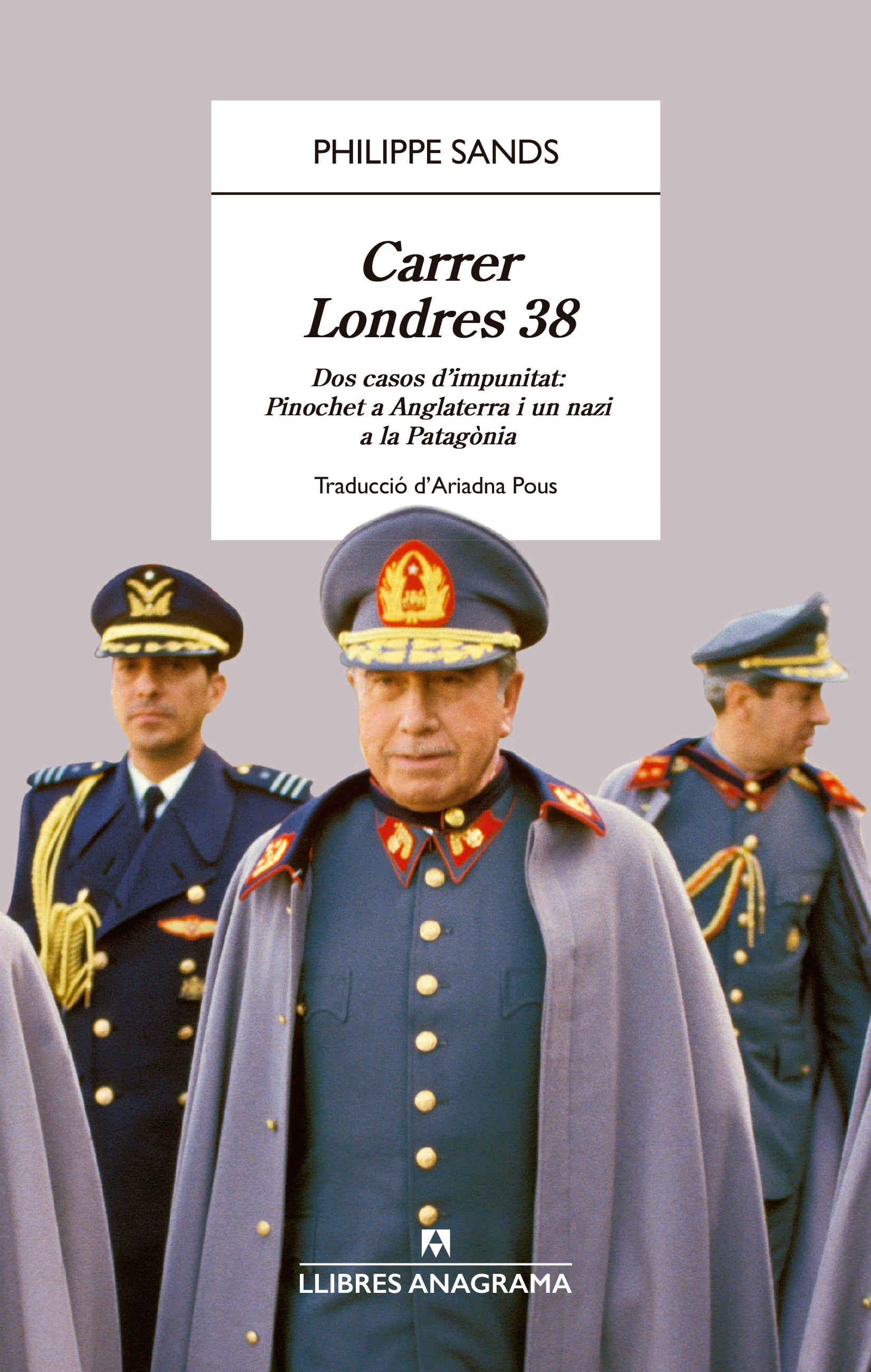 Portada de 'Carrer Londres 38', de Philippe Sands.