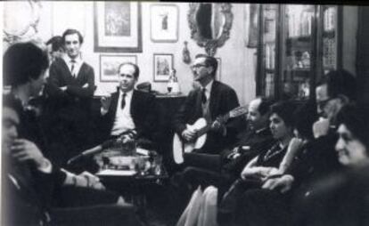 Els futurs Jutges, el 18 de març del 1962, a casa del pare de Miquel Porter.