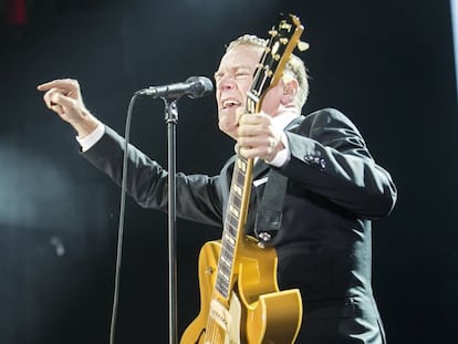 Bryan Admas, durante su actuación del sábado noche.