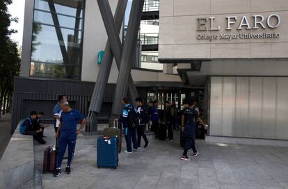 Fachada del colegio mayor El Faro en Madrid, gestionado por la empresa Nexo.