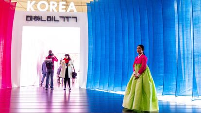The South Korean stand at Fitur in Madrid.
