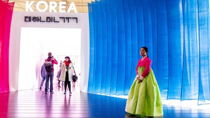 The South Korean stand at Fitur in Madrid.