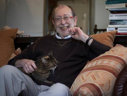 Alain de Benoist, en su casa cerca de Dreux, el pasado junio. 