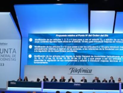 Junta de accionistas de Telef&oacute;nica