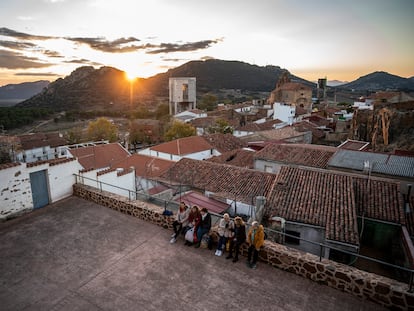 Local residents of Almadén, a former mining town in Ciudad Real, Spain.