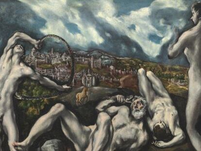 &#039;Laocoonte y sus hijos&#039;, de El Greco. 