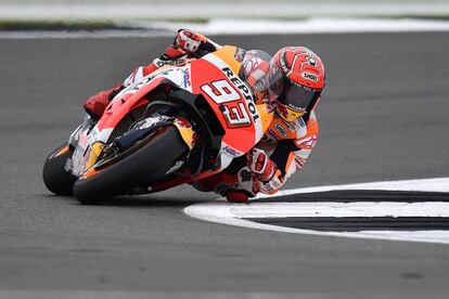 Márquez, en el circuito de SIlverstone.