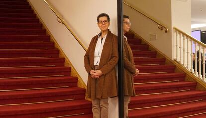 Vicky Bernadet, creadora de la fundació homònima, al Teatre Romea.