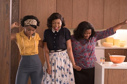 Janelle Monáe, Taraji P. Henson y Octavia Spencer en ‘Figuras ocultas’, la gran sorpresa de la taquilla norteamericana.