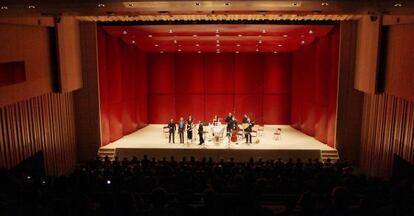 La Academia 1750, que abrió el Festival de Música de Torroella de Montgrí, en el nuevo auditorio Espai Ter.