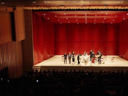 La Academia 1750, que abrió el Festival de Música de Torroella de Montgrí, en el nuevo auditorio Espai Ter.