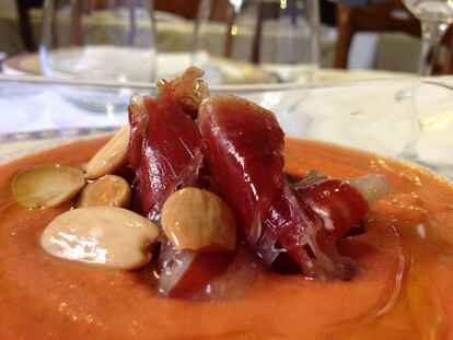 Salmorejo de Casa Pepe de la Judería, en Córdoba.