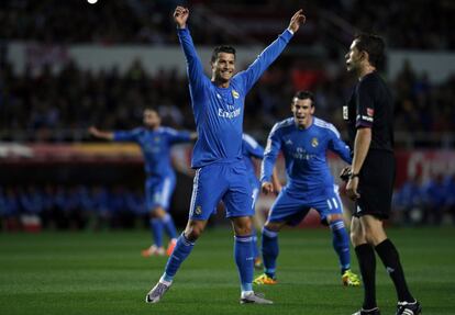 Ronaldo celebra el 0 a 1