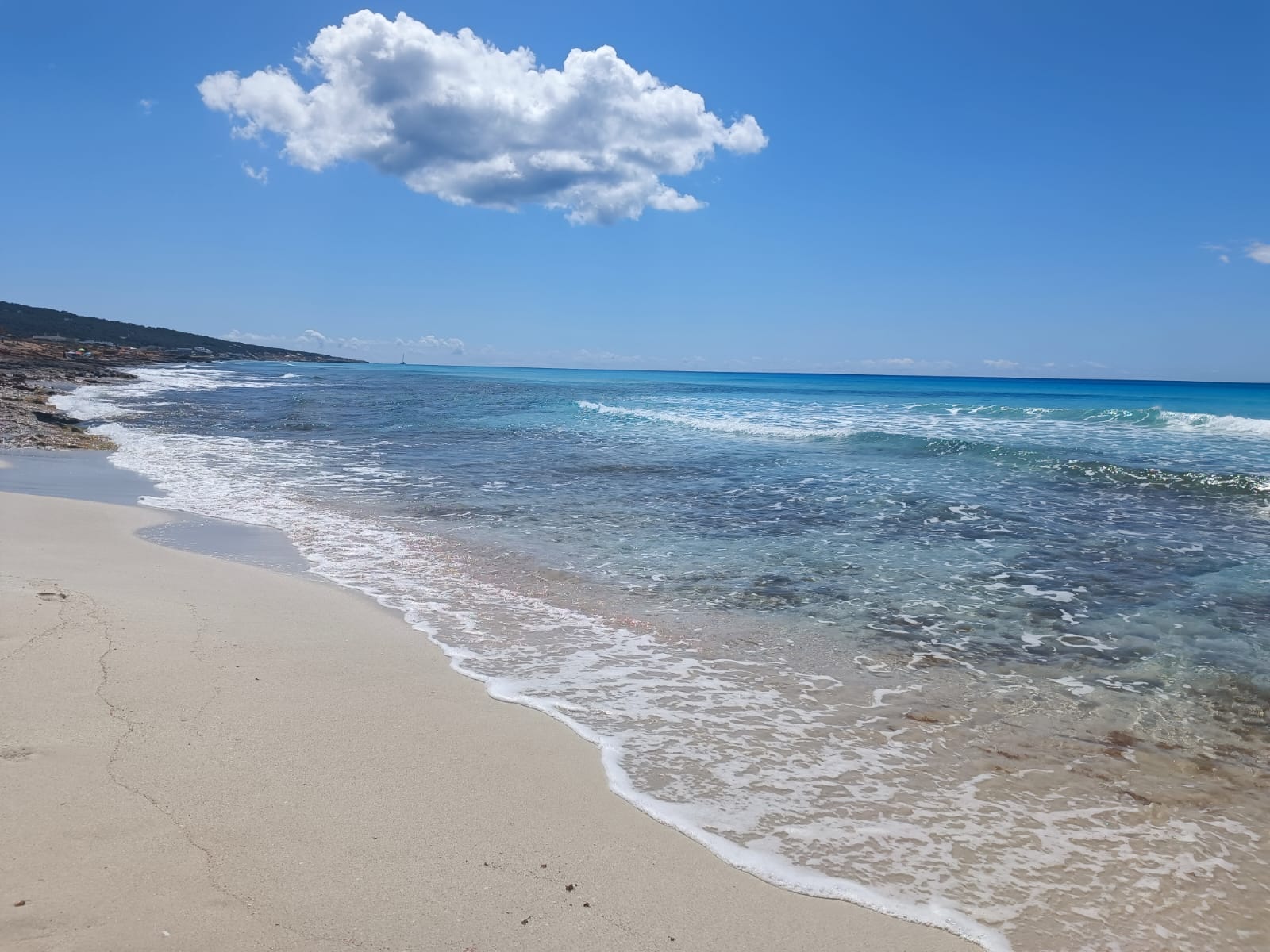 Una playa en Formentera.