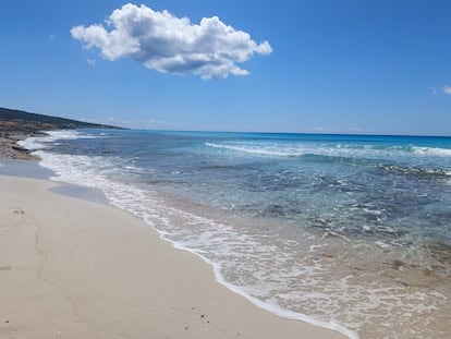 Una playa en Formentera.