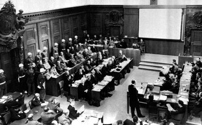Los juicios de Núremberg sentaron ante el tribunal a los nazis capturados al final de la Segunda Guerra Mundial.