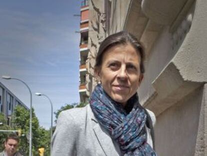 Anna Vidal, esposa de Oriol Pujol. 