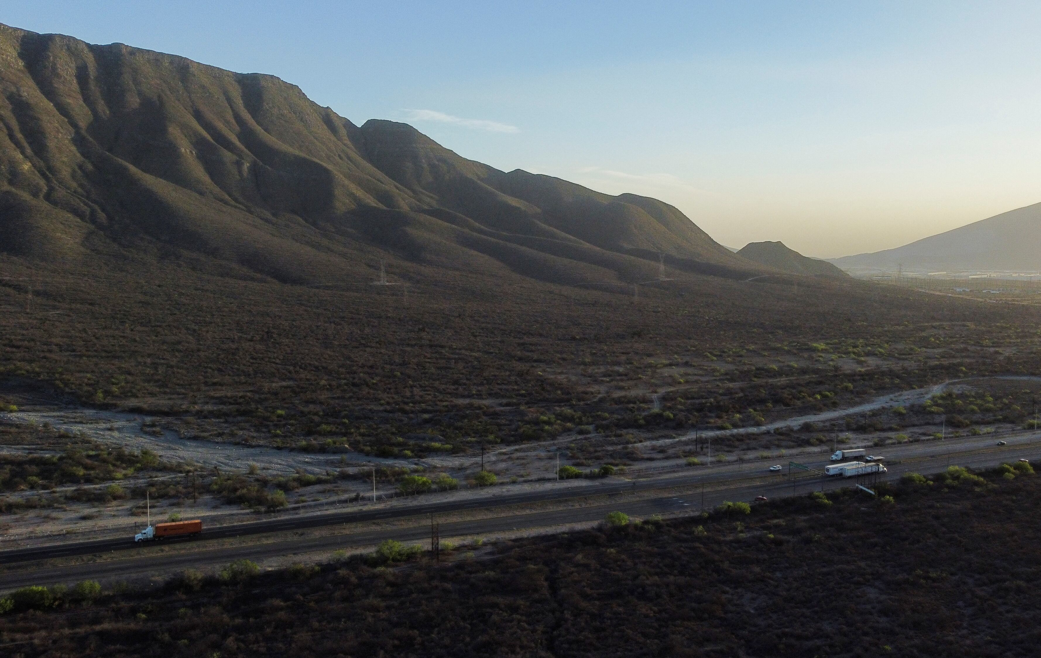 El predio adquirido por Tesla en Nuevo León, el 3 de marzo de 2023.