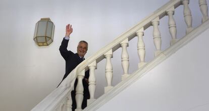 José Antonio Griñán, en marzo de 2012, recién proclamado presidente de la Junta.