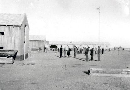 Imatge del campament penitenciari de Formentera.