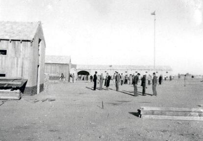 Imatge del campament penitenciari de Formentera. 