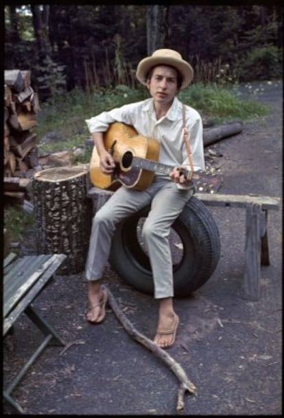 Bob Dylan, en 1967, en la época de las grabaciones.