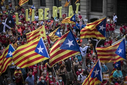 Manifestación de la pasada Diada.