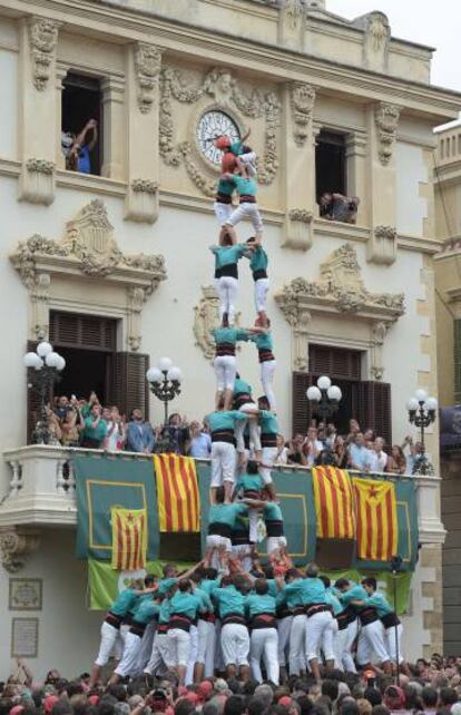 Els castellers de Vilafranca