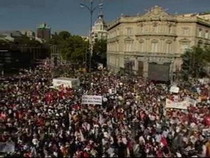 Manifestación contra el aborto en Madrid