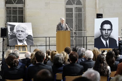 Acto de homenaje en junio de 2011 a Jorge Semprún en el Liceo Henri IV donde cursó estudios desde 1937. 